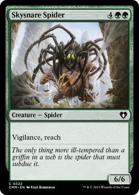 Skysnare Spider card from Commander Masters