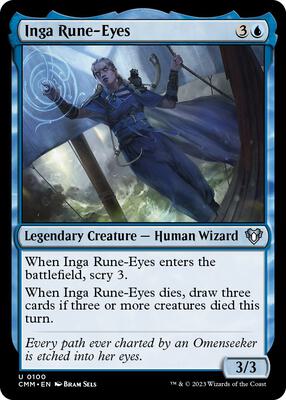 Inga Rune-Eyes card from Commander Masters
