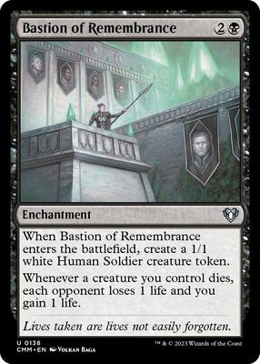 Bastion of Remembrance card from Commander Masters
