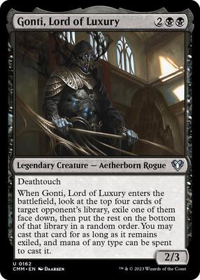 Gonti, Lord of Luxury card from Commander Masters