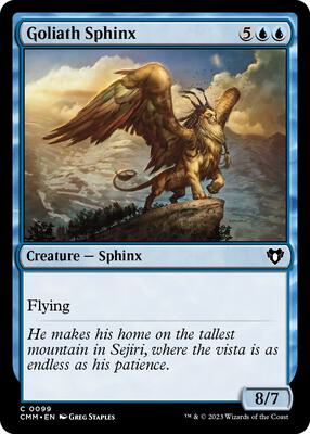 Goliath Sphinx card from Commander Masters