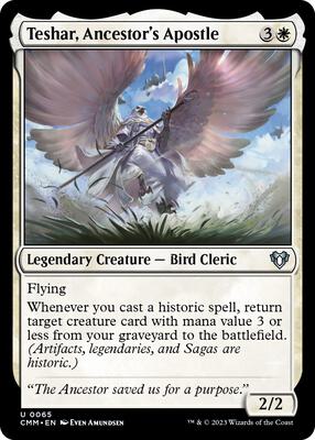 Teshar, Ancestor's Apostle card from Commander Masters