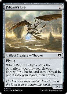 Pilgrim's Eye card from Commander Masters