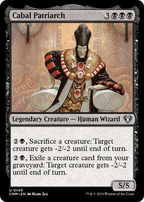 Cabal Patriarch card from Commander Masters