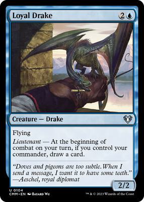 Loyal Drake card from Commander Masters
