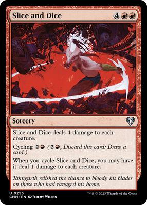 Slice and Dice card from Commander Masters