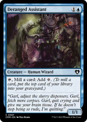 Deranged Assistant card from Commander Masters