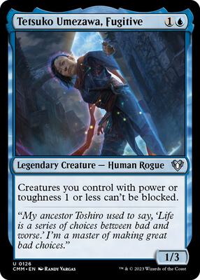 Tetsuko Umezawa, Fugitive card from Commander Masters