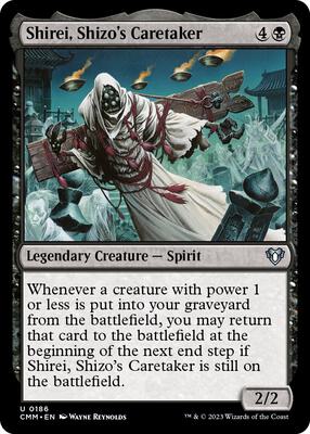 Shirei, Shizo's Caretaker card from Commander Masters