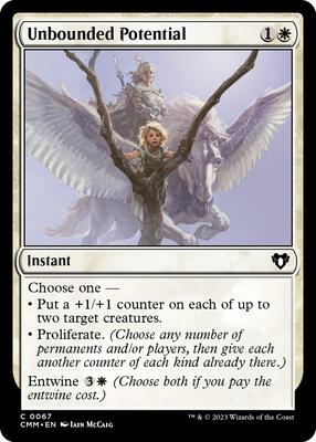 Unbounded Potential card from Commander Masters