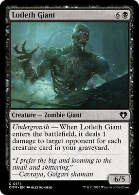 Lotleth Giant card from Commander Masters