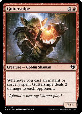 Guttersnipe card from Commander Masters