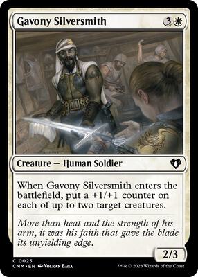 Gavony Silversmith card from Commander Masters