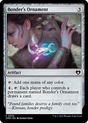 Bonder's Ornament card from Commander Masters