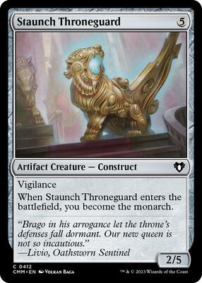 Staunch Throneguard card from Commander Masters
