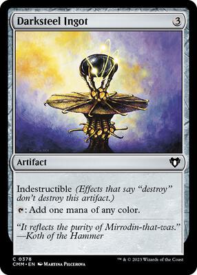 Darksteel Ingot card from Commander Masters