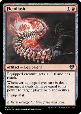 Fiendlash card from Commander Masters