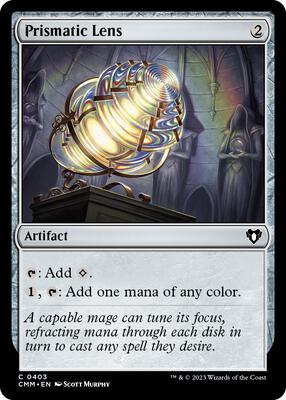 Prismatic Lens card from Commander Masters