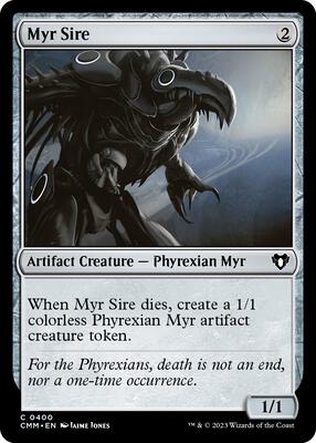 Myr Sire card from Commander Masters