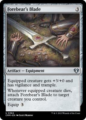 Forebear's Blade card from Commander Masters