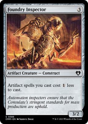 Foundry Inspector card from Commander Masters