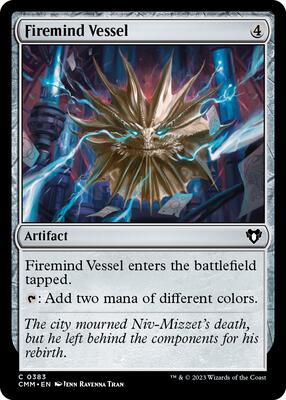 Firemind Vessel card from Commander Masters