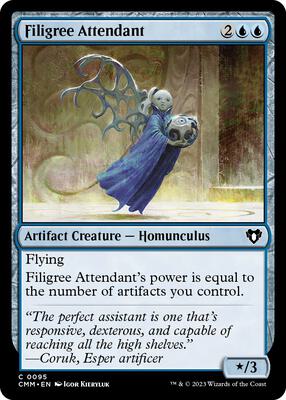 Filigree Attendant card from Commander Masters