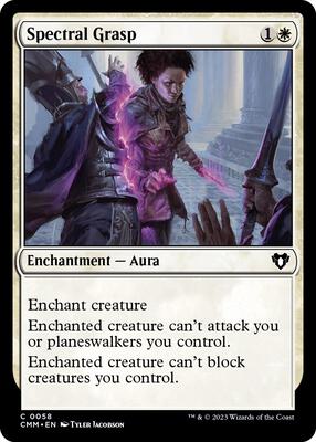 Spectral Grasp card from Commander Masters