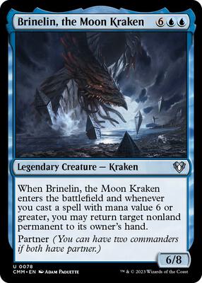 Brinelin, the Moon Kraken card from Commander Masters