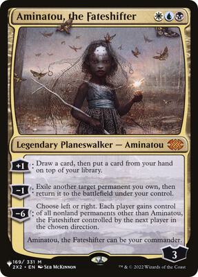 Aminatou, the Fateshifter card from The List Reprints