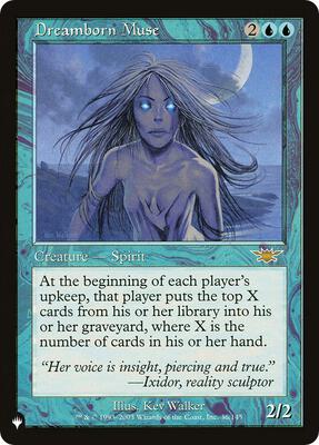 Dreamborn Muse card from The List Reprints