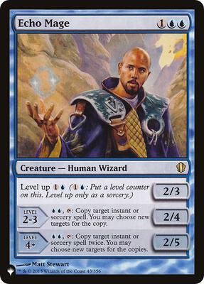 Echo Mage card from The List Reprints