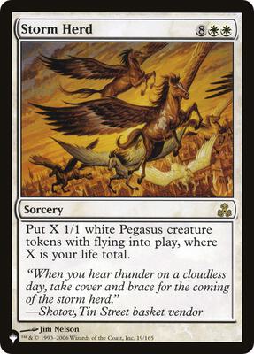 Storm Herd (GPT) card from The List Reprints