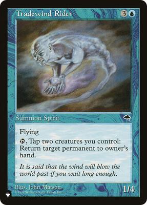 Tradewind Rider card from The List Reprints