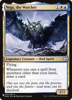 Vega, the Watcher card from The List Reprints