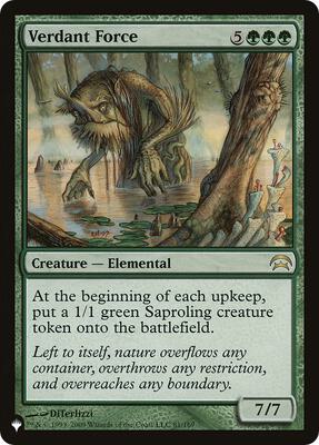 Verdant Force card from The List Reprints