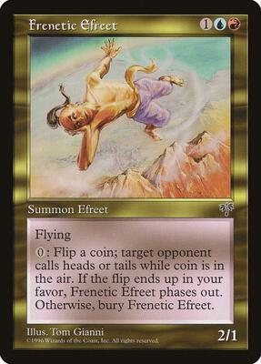 Frenetic Efreet card from Mirage