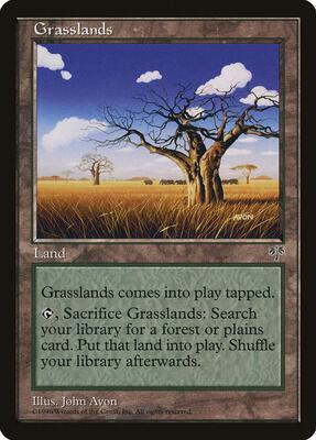 Grasslands card from Mirage