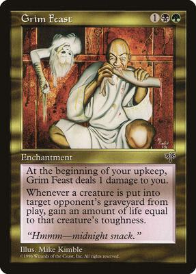 Grim Feast card from Mirage