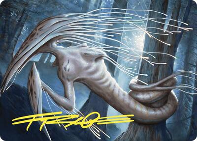 Manaweft Sliver Art Card (Gold-Stamped Signature) card from Art Series: Commander Masters