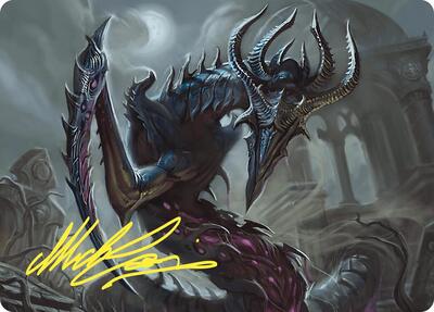 Crypt Sliver Art Card (Gold-Stamped Signature) card from Art Series: Commander Masters