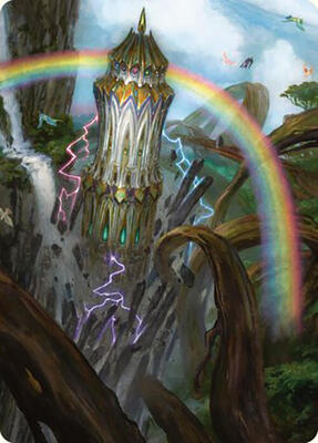 Command Tower Art Card card from Art Series: Commander Masters