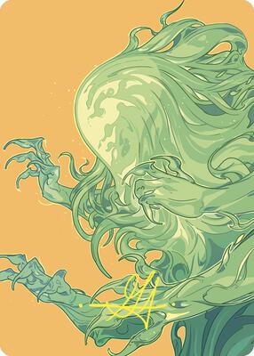Omnath, Locus of Mana Art Card (Gold-Stamped Signature) card from Art Series: Commander Masters