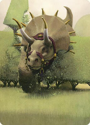 Regal Behemoth Art Card card from Art Series: Commander Masters