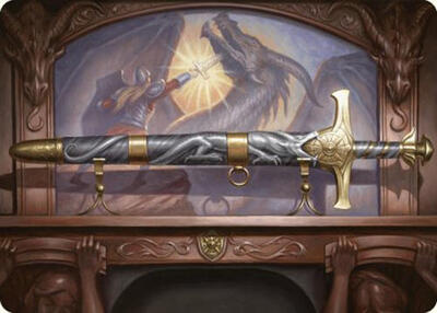 Ancestral Blade Art Card card from Art Series: Commander Masters