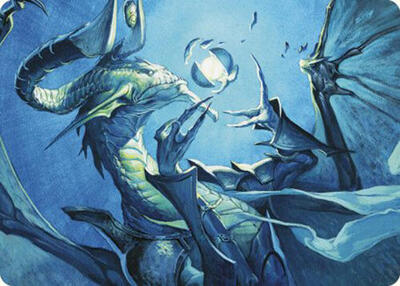 Deep Analysis Art Card card from Art Series: Commander Masters