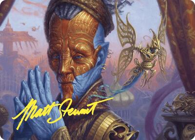 Padeem, Consul of Innovation Art Card (Gold-Stamped Signature) card from Art Series: Commander Masters