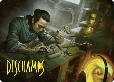 Renowned Weaponsmith Art Card (Gold-Stamped Signature) card from Art Series: Commander Masters