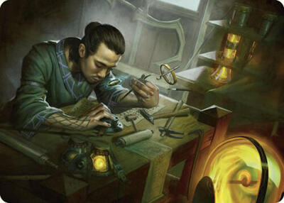 Renowned Weaponsmith Art Card card from Art Series: Commander Masters
