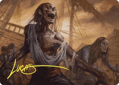 Rise from the Tides Art Card (Gold-Stamped Signature) card from Art Series: Commander Masters